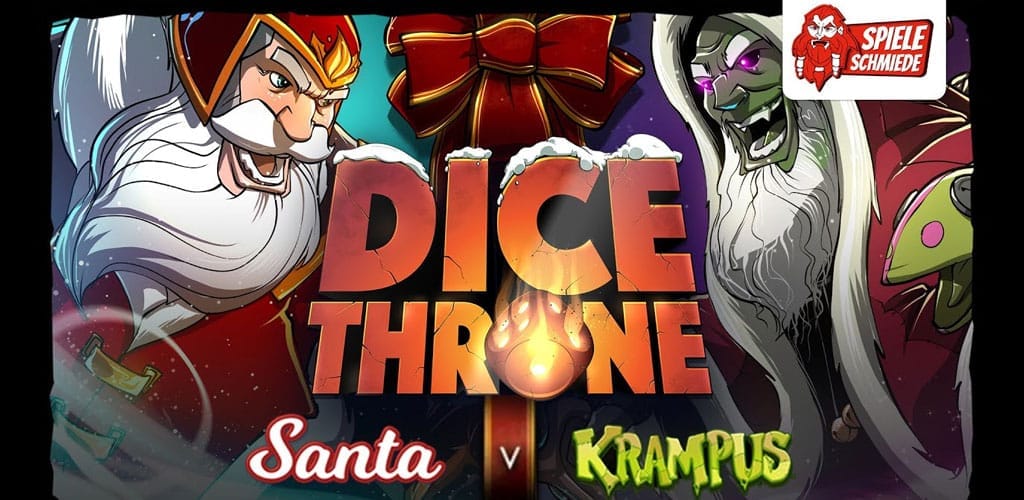 Dice Throne: Santa vs. Krampus – Ein Fest der Würfel bei der Spieleschmiede