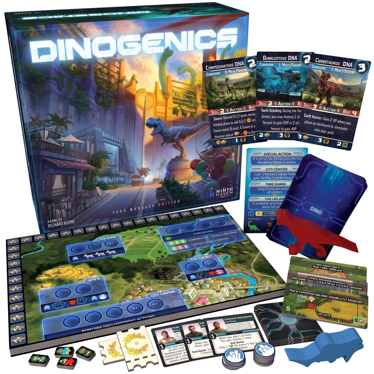 DinoGenics – Park Manager Edition: Dein eigener Dinosaurier-Park wartet auf dich!