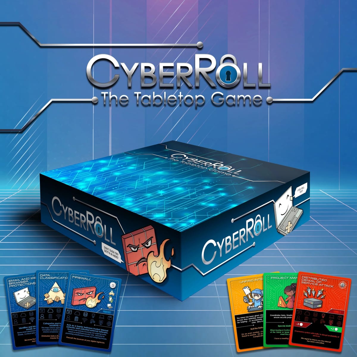 CyberRoll: Kooperatives Brettspiel macht Cybersicherheit zum Teamabenteuer