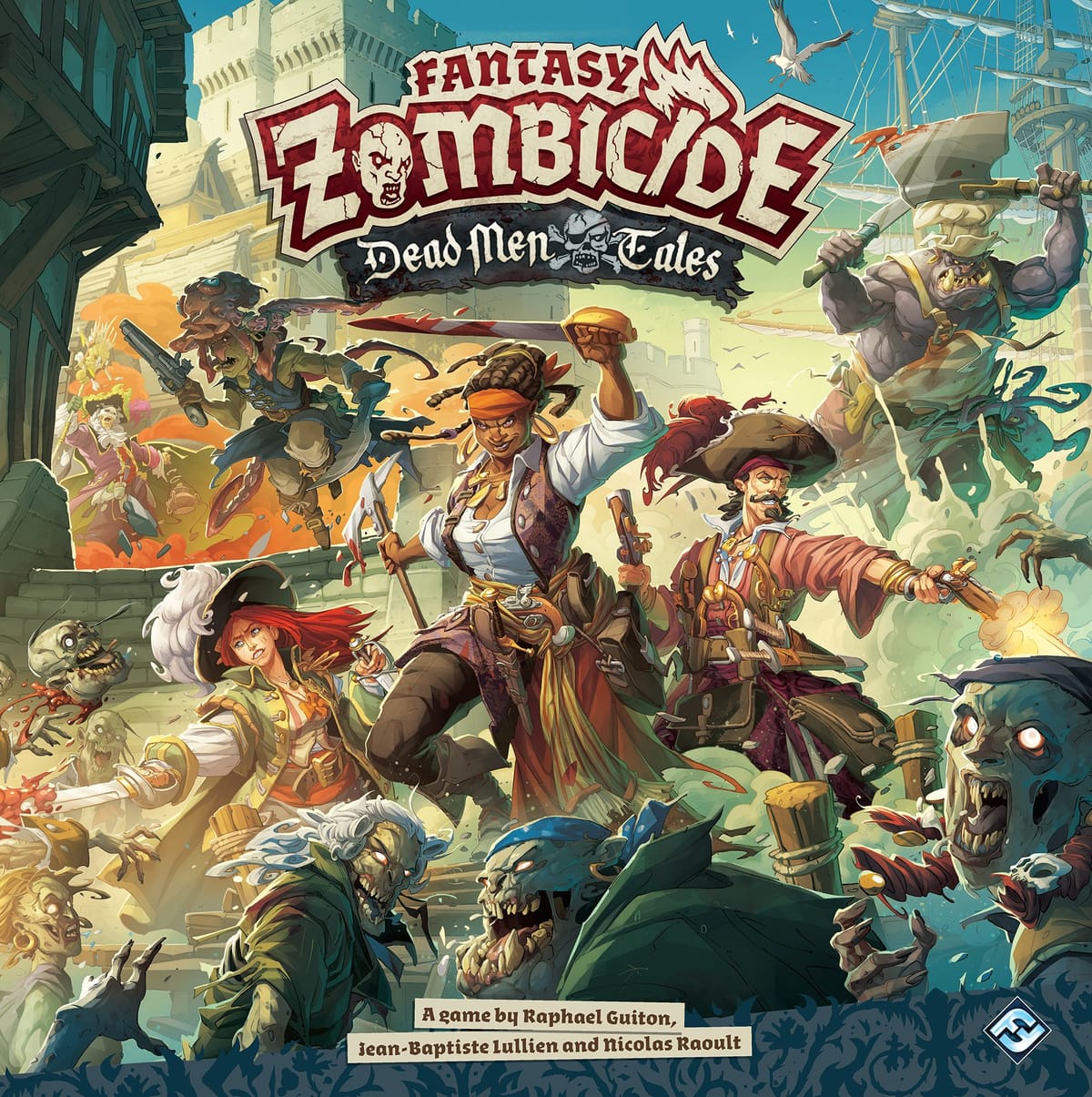 Cover von Zombicide: Dead Men Tales, Asmodees erste Gamefound-Crowdfunding-Kampagne