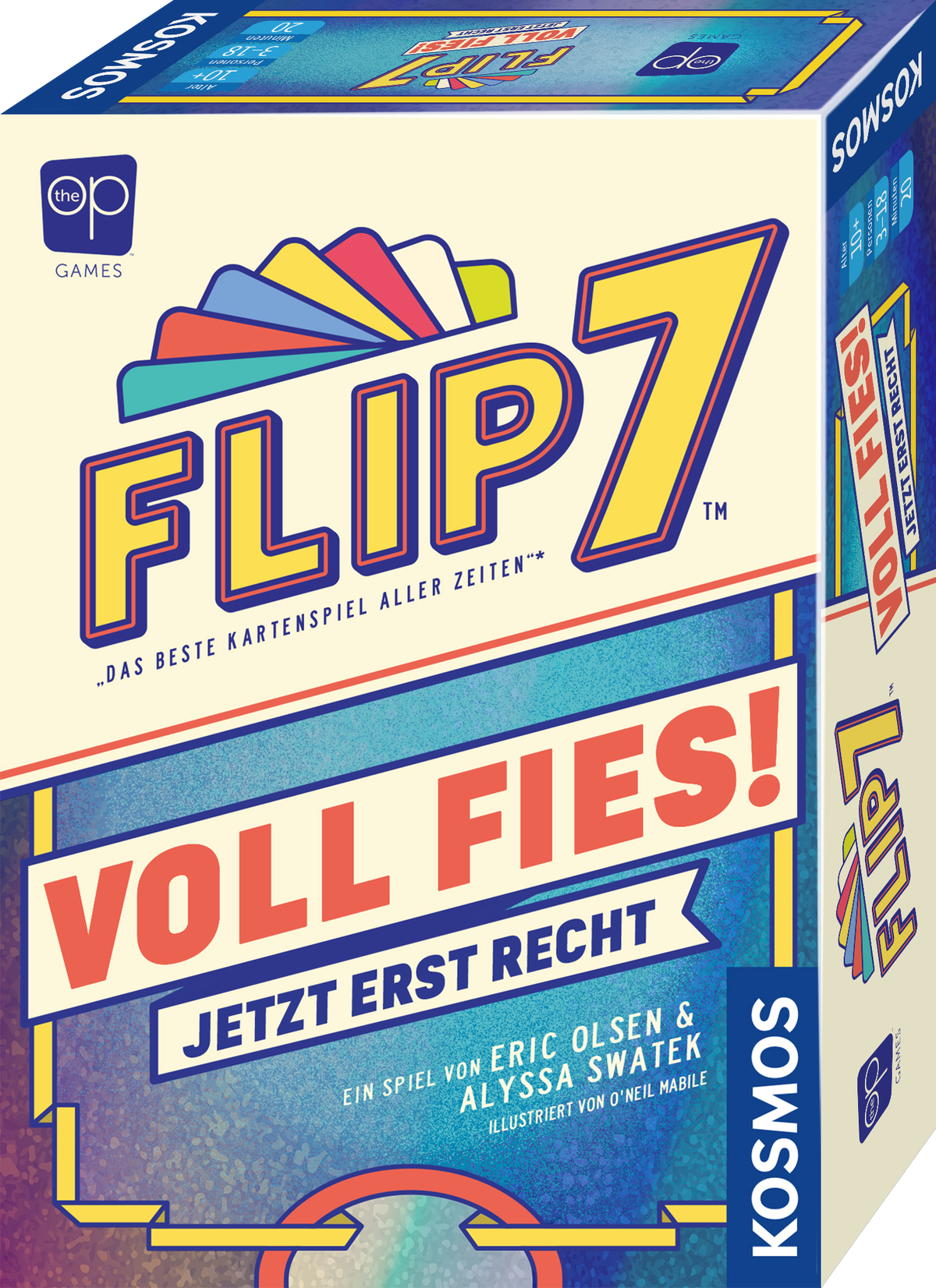 Verpackung von Flip 7 Voll Fies (KOSMOS)