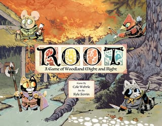 Cover des Brettspiels Root, dessen digitale Steam-Version im Dire-Wolf-Summer-Sale 2026 mit 70 Prozent Rabatt zum Tiefstpreis erhältlich ist