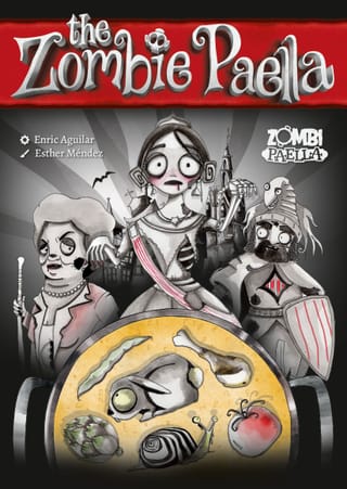 Zombie Paella: Cover der deutschen Ausgabe des valencianischen Bluff-Fillers vom Samhain Verlag