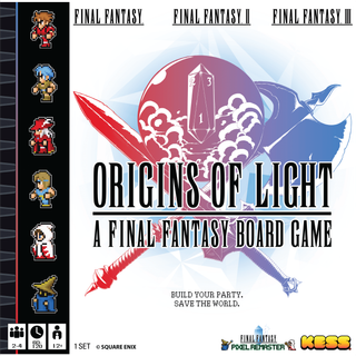 Cover-Illustration von Origins of Light: A Final Fantasy Board Game