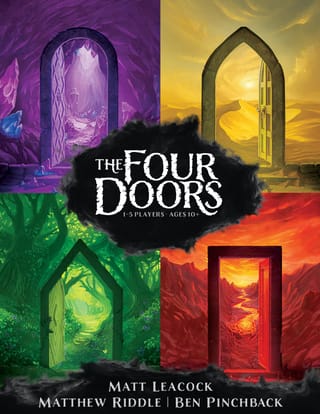Cover-Illustration von Die vier Pforten (Matt Leacock, Matthew Riddle, Ben Pinchback)