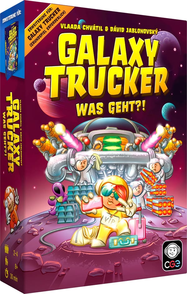 Galaxy Trucker: Was geht?! – Mehr Chaos, mehr Spaß, mehr Trucker!