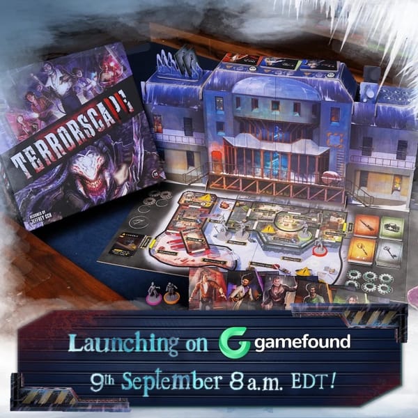 Terrorscape 2: Start am 9. September auf Gamefound – Deutsch später über Spieleschmiede