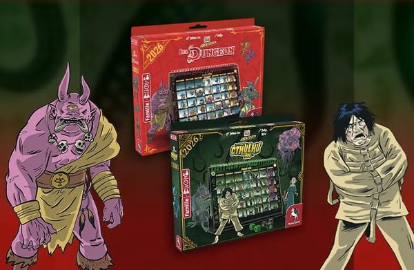 365 Abenteuer – Der Dungeon & Cthulhu 1926: Tageskalender 2026 von Pegasus Spiele