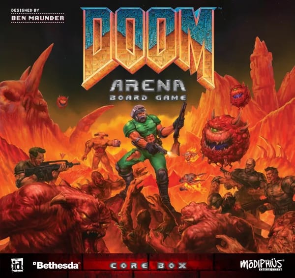 DOOM | Arena Board Game bei Kickstarter: PvP in drei Runden Blutrausch