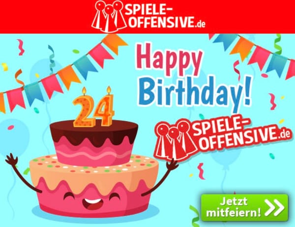 24 Jahre Spiele-Offensive.de: Countdown mit 24 täglichen Angeboten