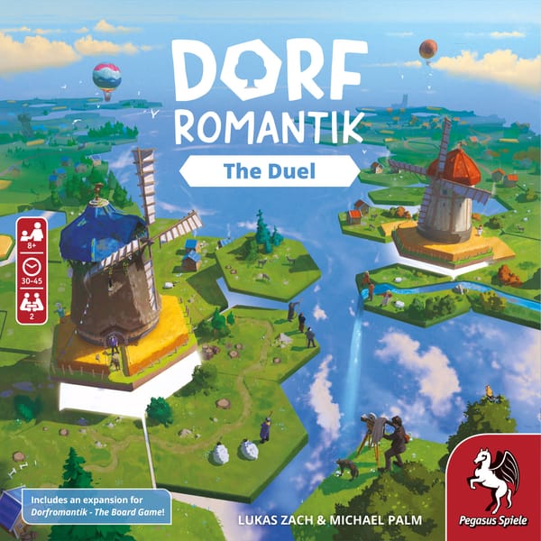 Cover-Artwork von Dorfromantik: Das Duell – kompetitives Plättchenlegespiel (Pegasus Spiele)