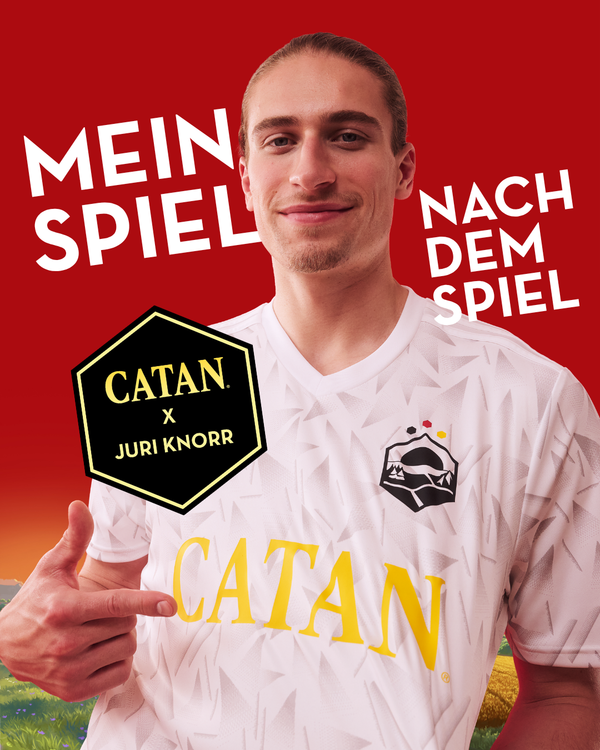 Juri Knorr als neuer Markenbotschafter von Catan (Kosmos-Kampagne zur Handball-Heim-WM 2027)