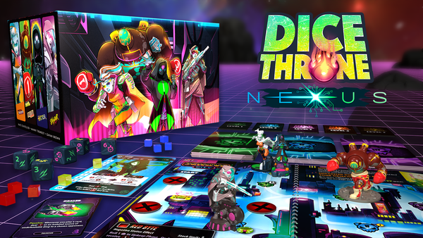 Kampagnen-Key-Art zu Dice Throne Nexus